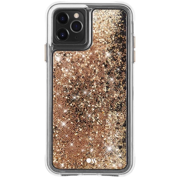case-mate Accessories - Case-Mate iPhone 11 Pro Gold Glitter Waterfall